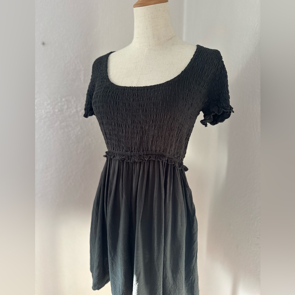 Urban Outfitters Black Shortsleeved Romper